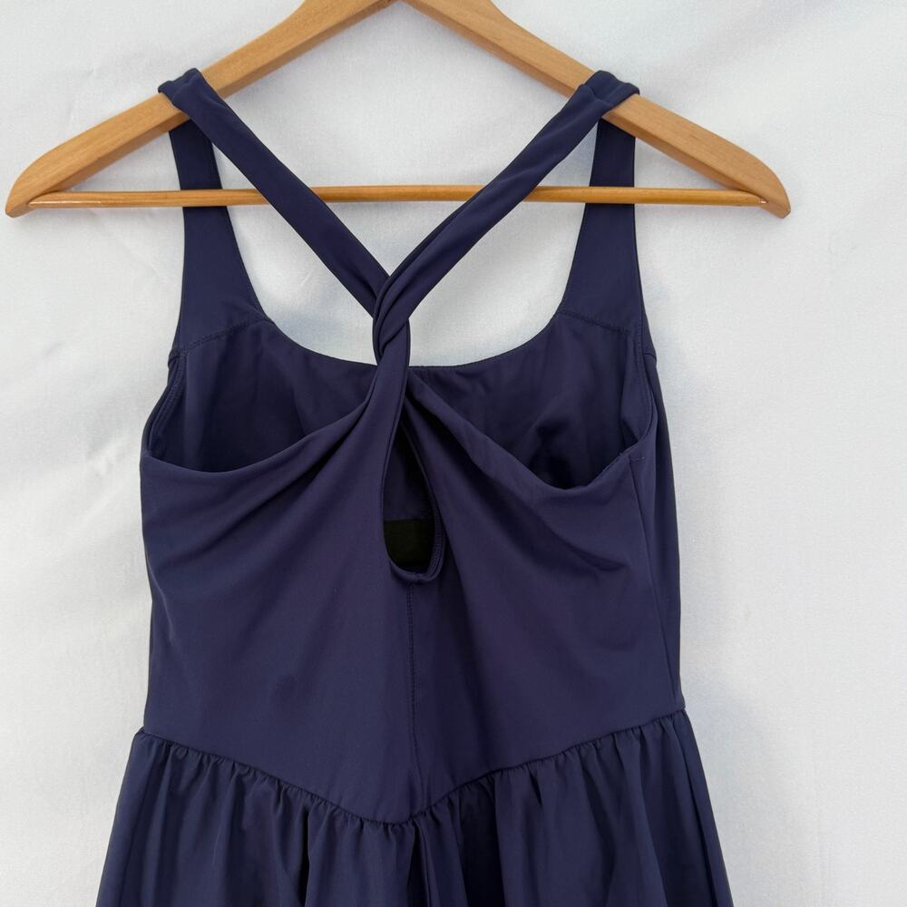 Halara Breezeful Corset 2 in 1 Pocket Dress Blue Womens Small Tennis Pickleball - Picture 7 of 10